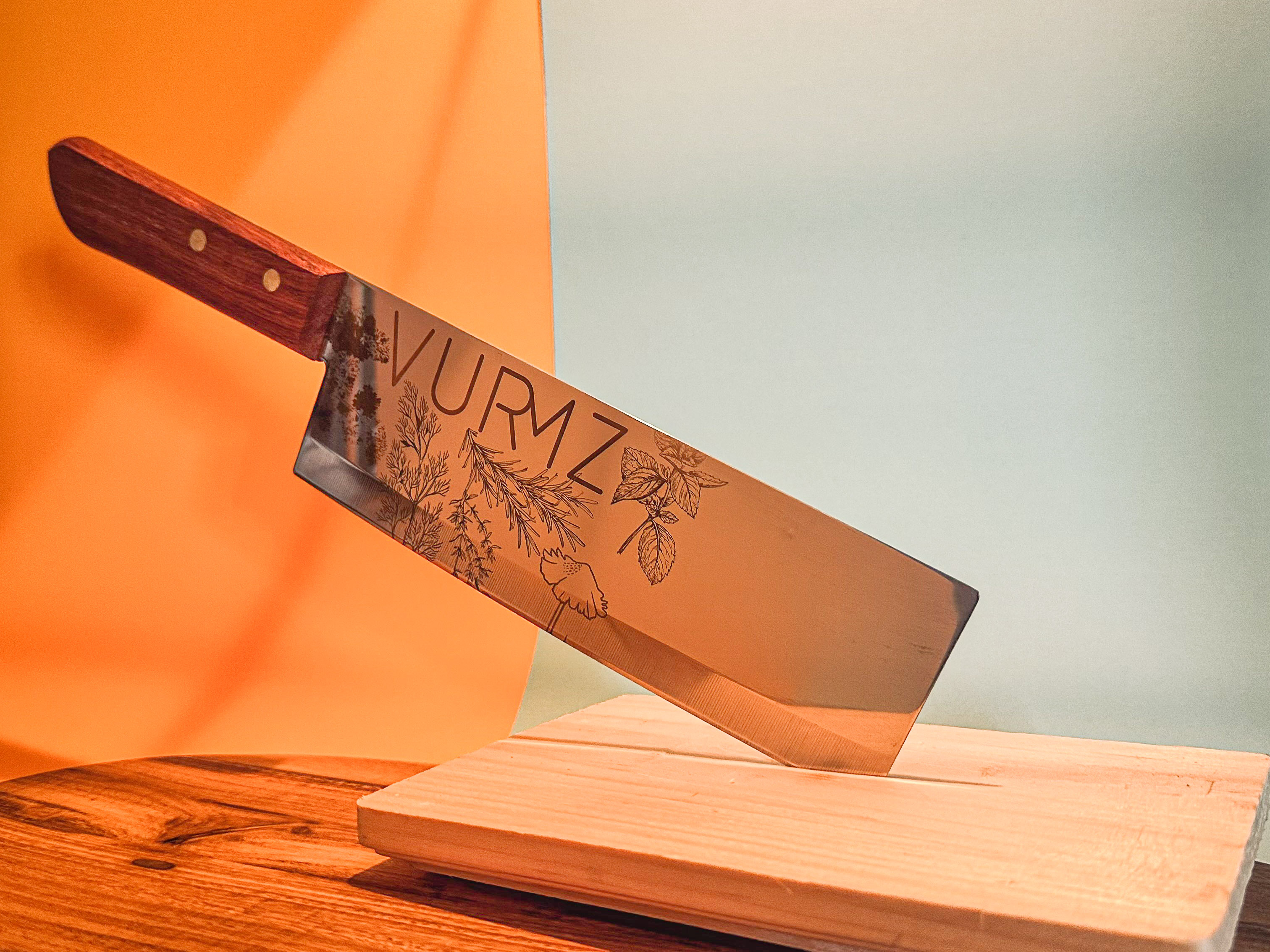 Engraved Culinary Cleaver