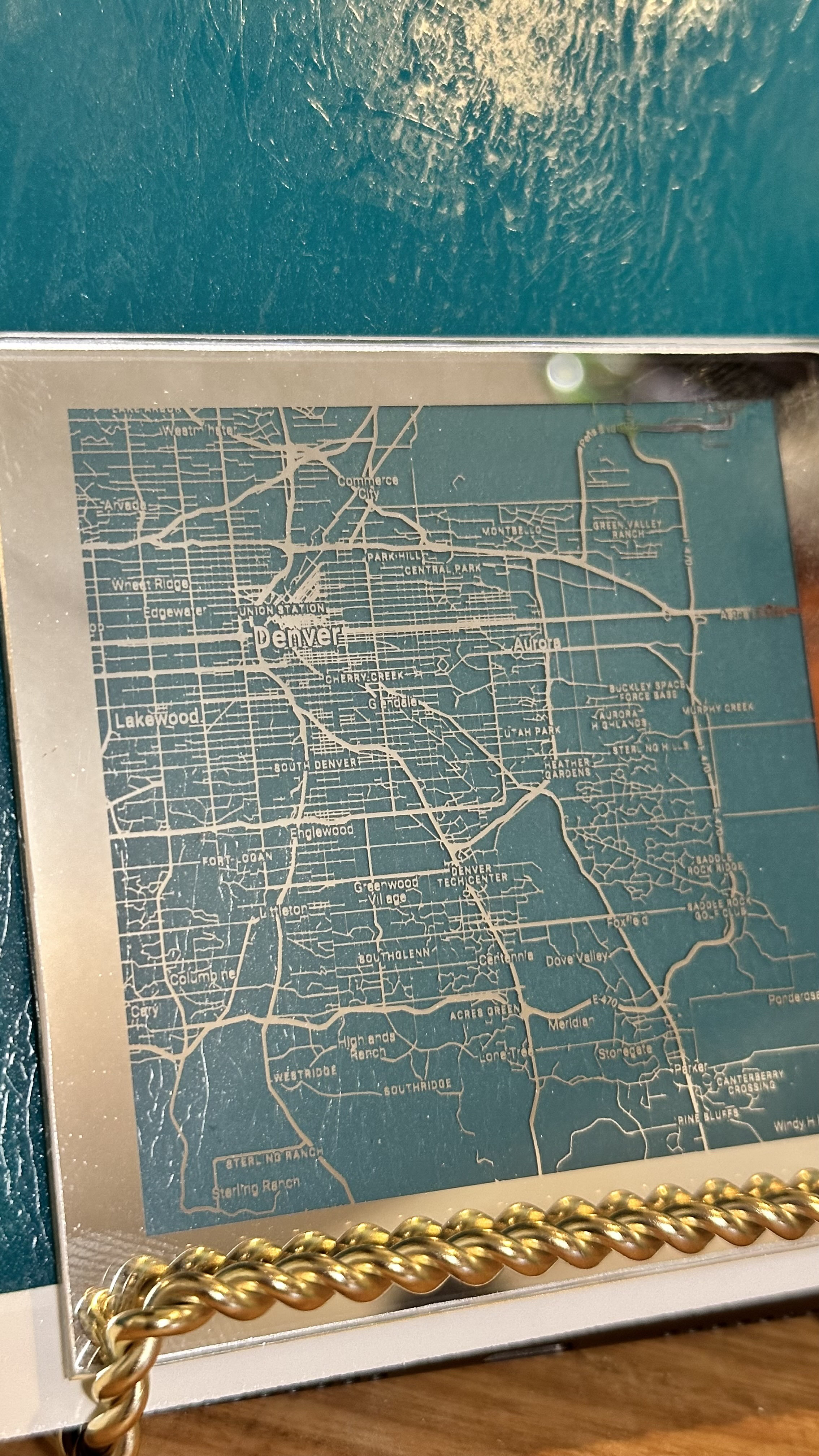 Denver Metro Map on Mirror