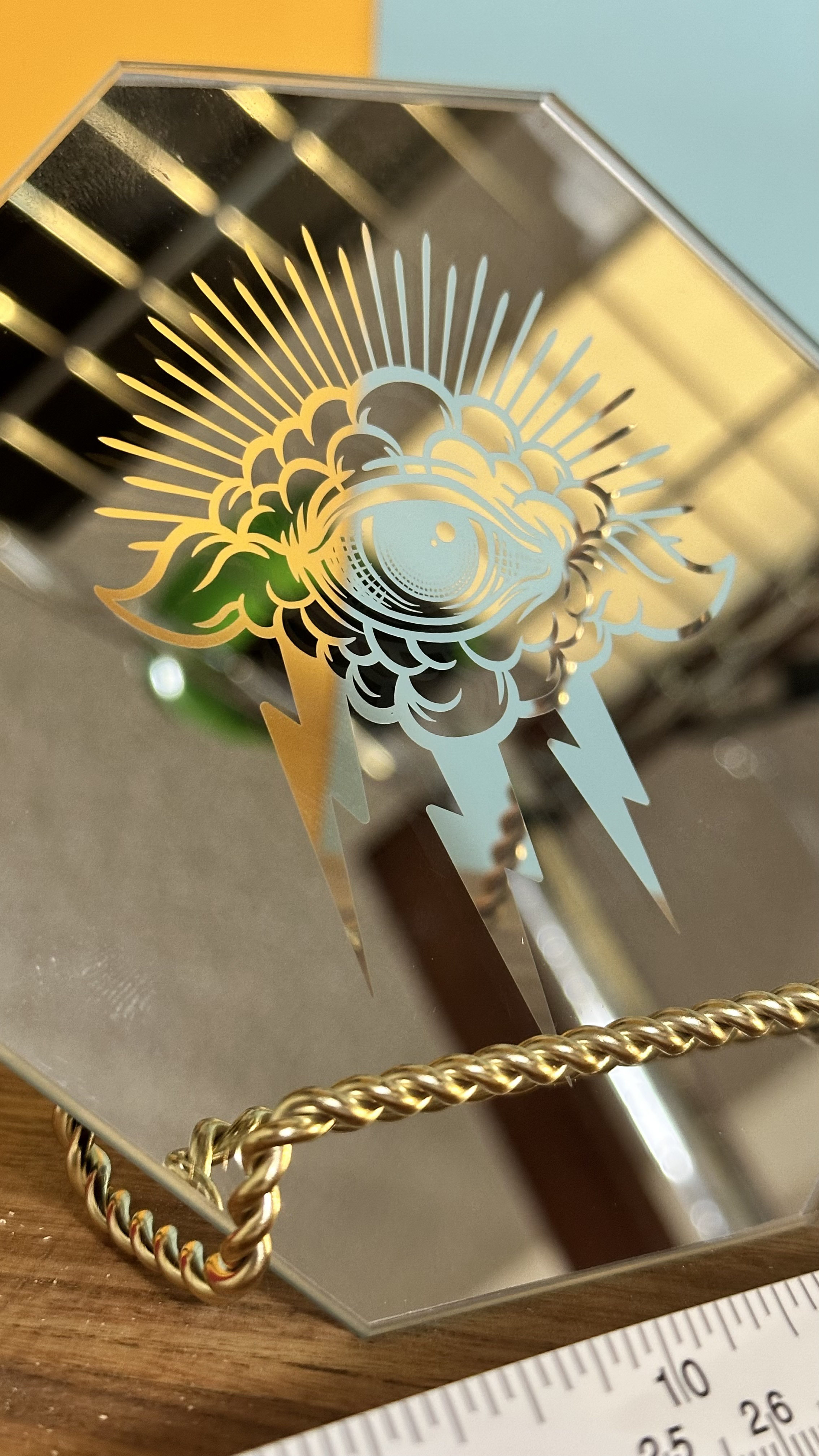 Custom Art on Mirror